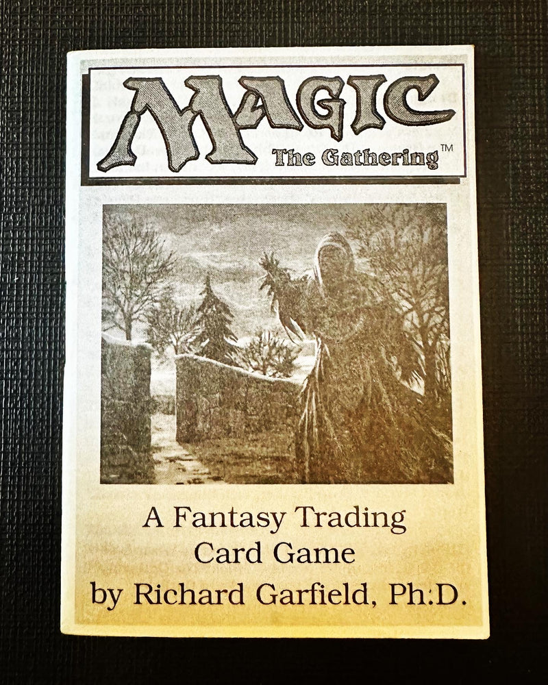 Magic the Gathering Alpha Rulebook NM MTG!