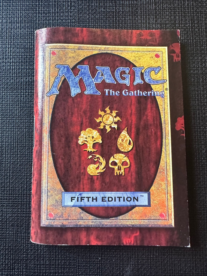 Magic The Gathering 5th Fifth Edition Rulebook Booklet