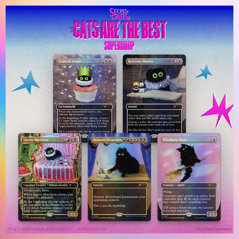 Secret Lair Drop: Purr Majesty - Traditional Foil Edition