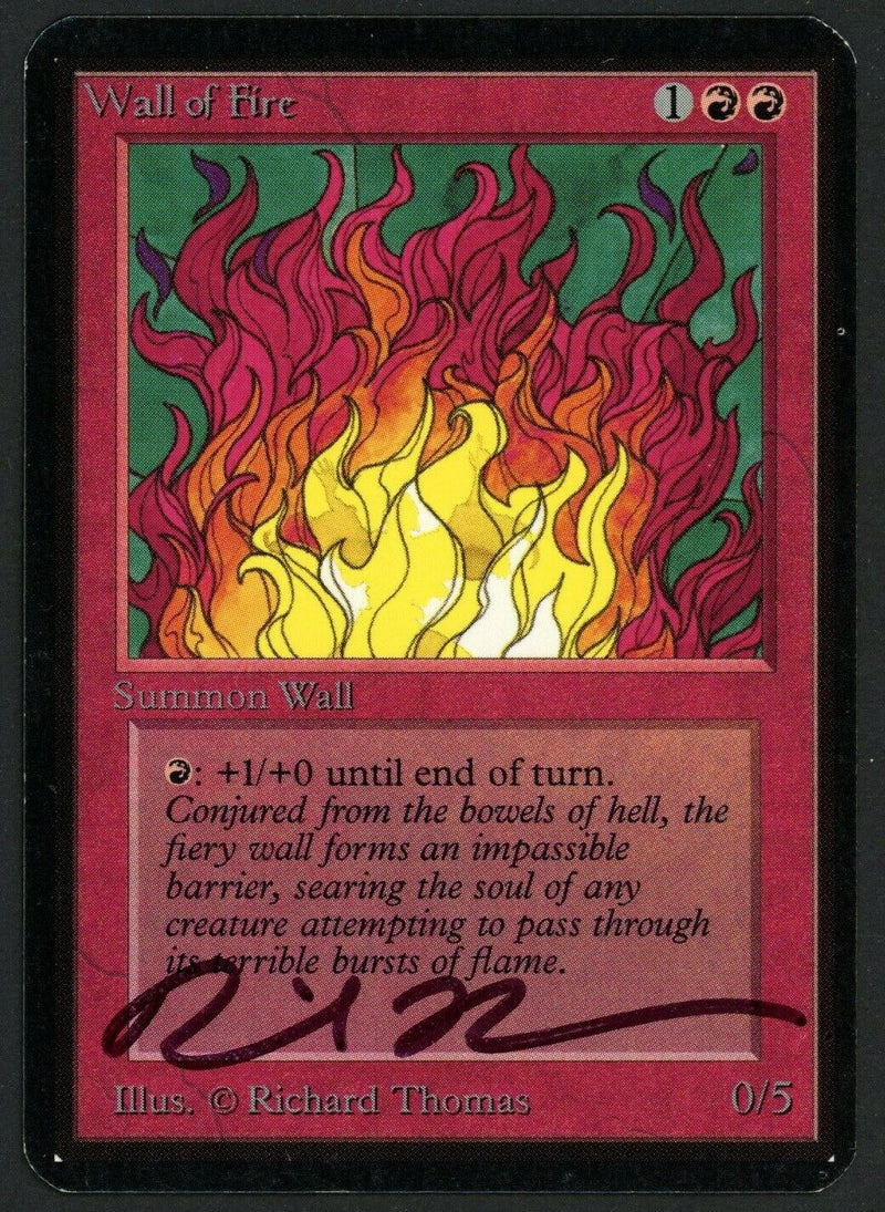 Wall of Fire [Limited Edition Alpha] **Artist Signed**
