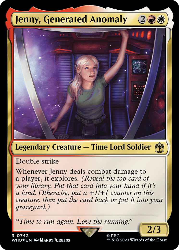 Jenny, Generated Anomaly (Surge Foil) [Doctor Who]