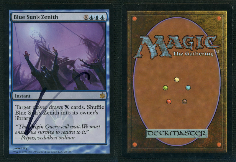 Blue Sun's Zenith [Mirrodin Besieged] **Artist Signed**
