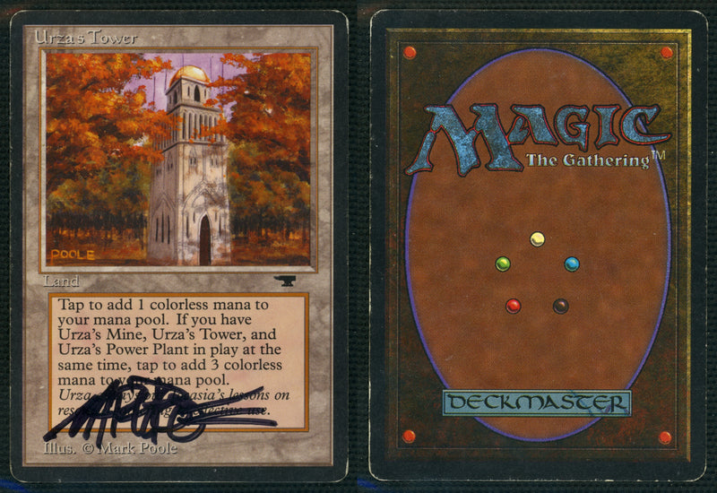 Urza's Tower (Autumn Leaves) [Antiquities] **Artist Signed**