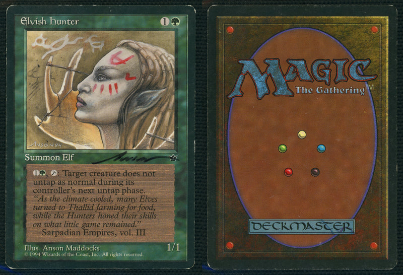 Elvish Hunter (Anson Maddocks) [Fallen Empires] **Artist Signed**