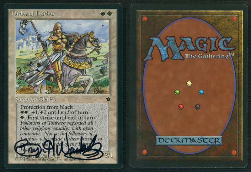 Order of Leitbur (Horse Facing Right) [Fallen Empires] (2) **Artist Signed**