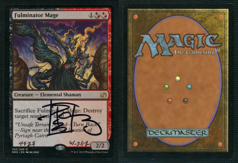 Fulminator Mage [Modern Masters 2015] **Artist Signed**