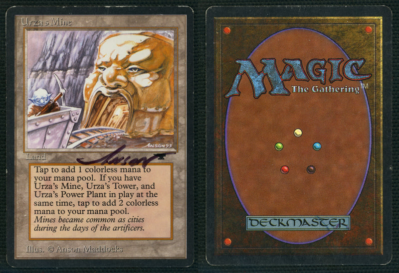 Urza's Mine (Mine Cart Entering Mouth) [Antiquities] **Artist Signed**