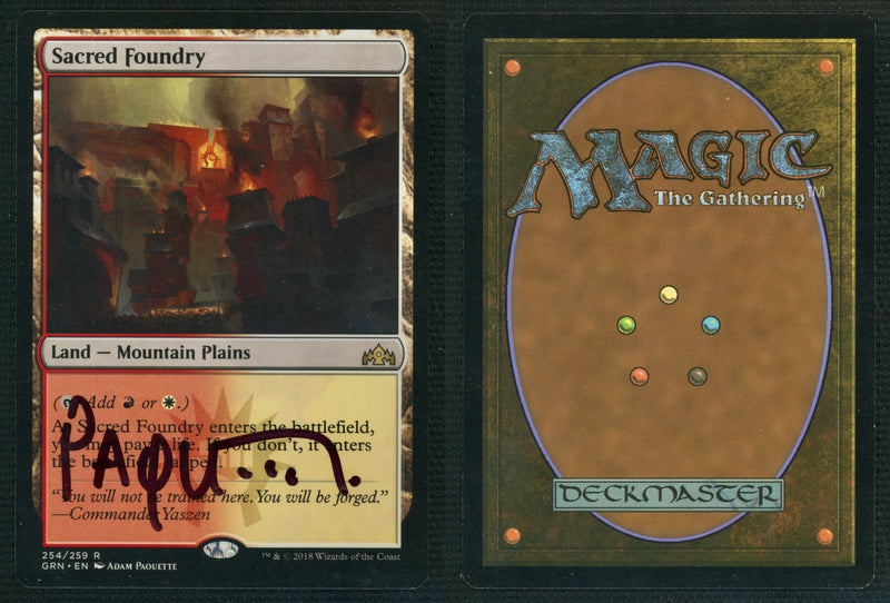 Sacred Foundry [Guilds of Ravnica] **Artist Signed**