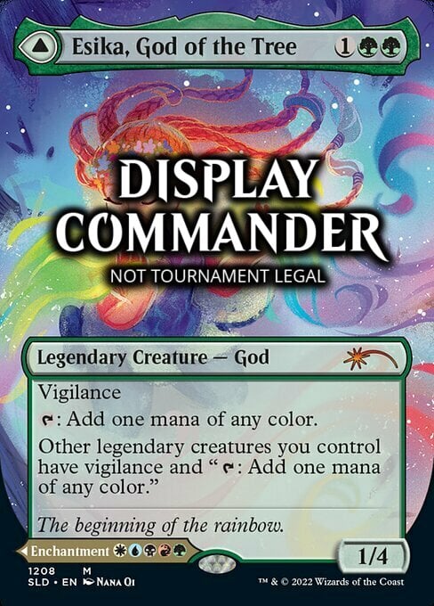 Esika, God of the Tree // The Prismatic Bridge (THICK STOCK Display Commander) (Borderless) [Secret Lair: From Cute to Brute]
