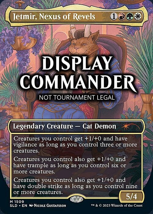 Jetmir, Nexus of Revels (THICK STOCK Display Commander) // Jetmir, Nexus of Revels [Secret Lair Commander Deck: Raining Cats and Dogs]