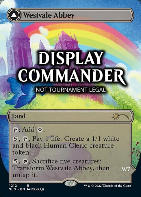 Westvale Abbey // Ormendahl, Profane Prince (THICK STOCK Display Commander) (Borderless) [Secret Lair: From Cute to Brute]