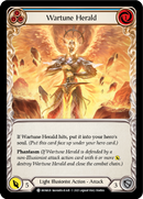 Wartune Herald (Blue) (Rainbow Foil) [MON028-RF] 1st Edition Rainbow Foil