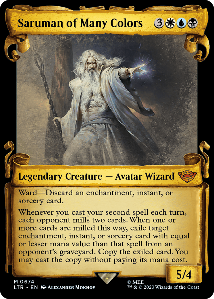 Saruman of Many Colors [The Lord of the Rings: Tales of Middle-Earth Showcase Scrolls]