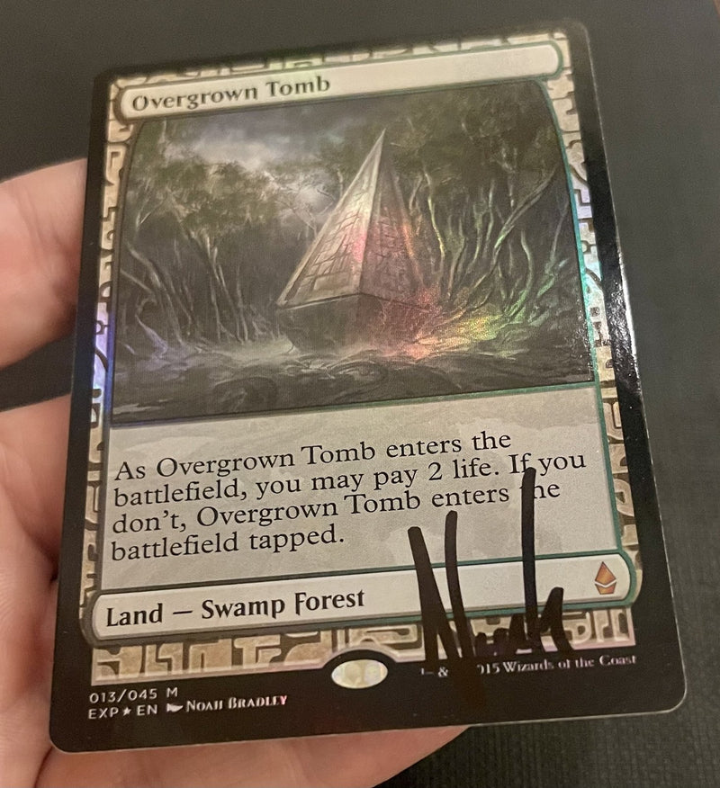 Overgrown Tomb [Zendikar Expeditions] **Artist Signed**