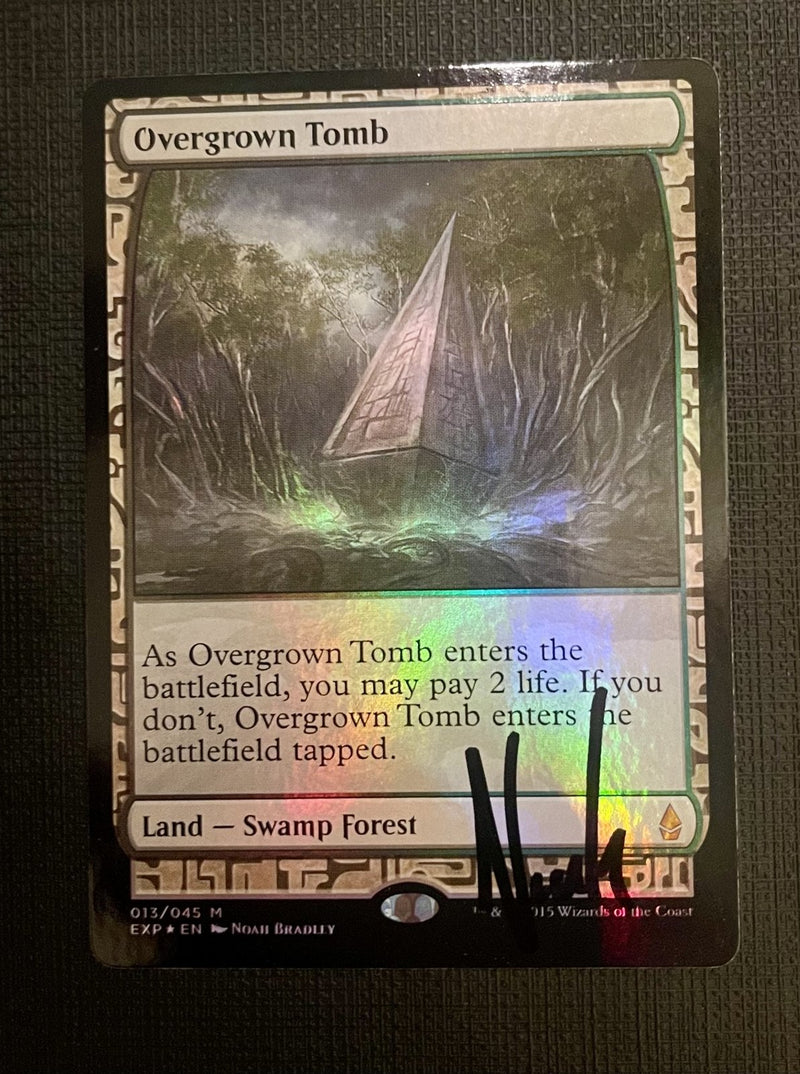 Overgrown Tomb [Zendikar Expeditions] **Artist Signed**