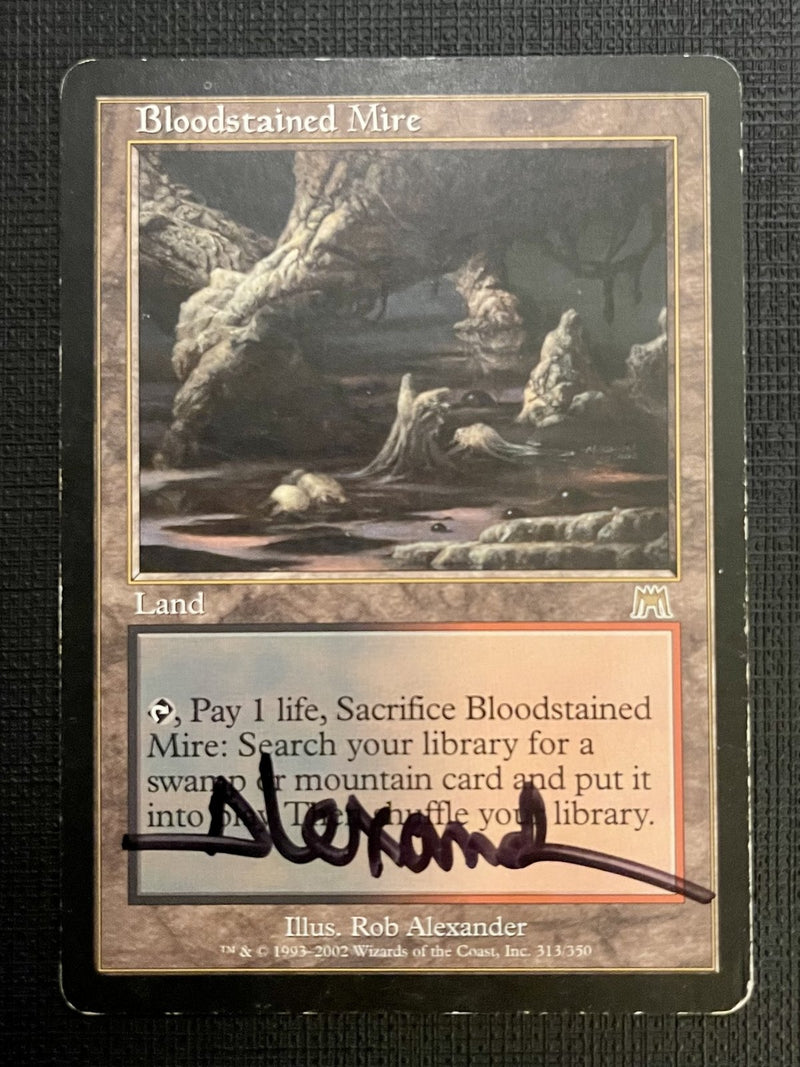 Bloodstained Mire [Onslaught] **Artist Signed**