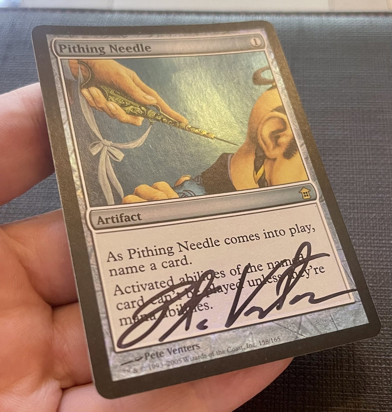 Pithing Needle [Saviors of Kamigawa] **Artist Signed**
