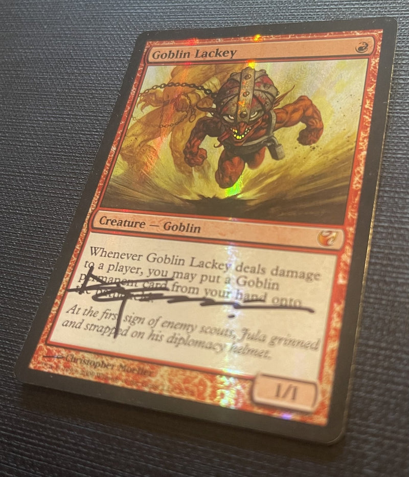 Goblin Lackey [From the Vault: Exiled] **Artist Signed**