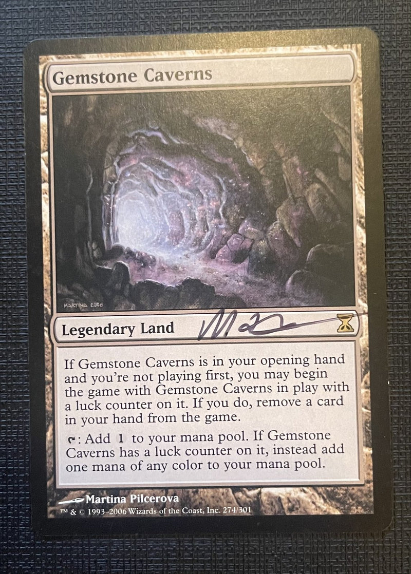 Gemstone Caverns [Time Spiral] **Artist Signed**