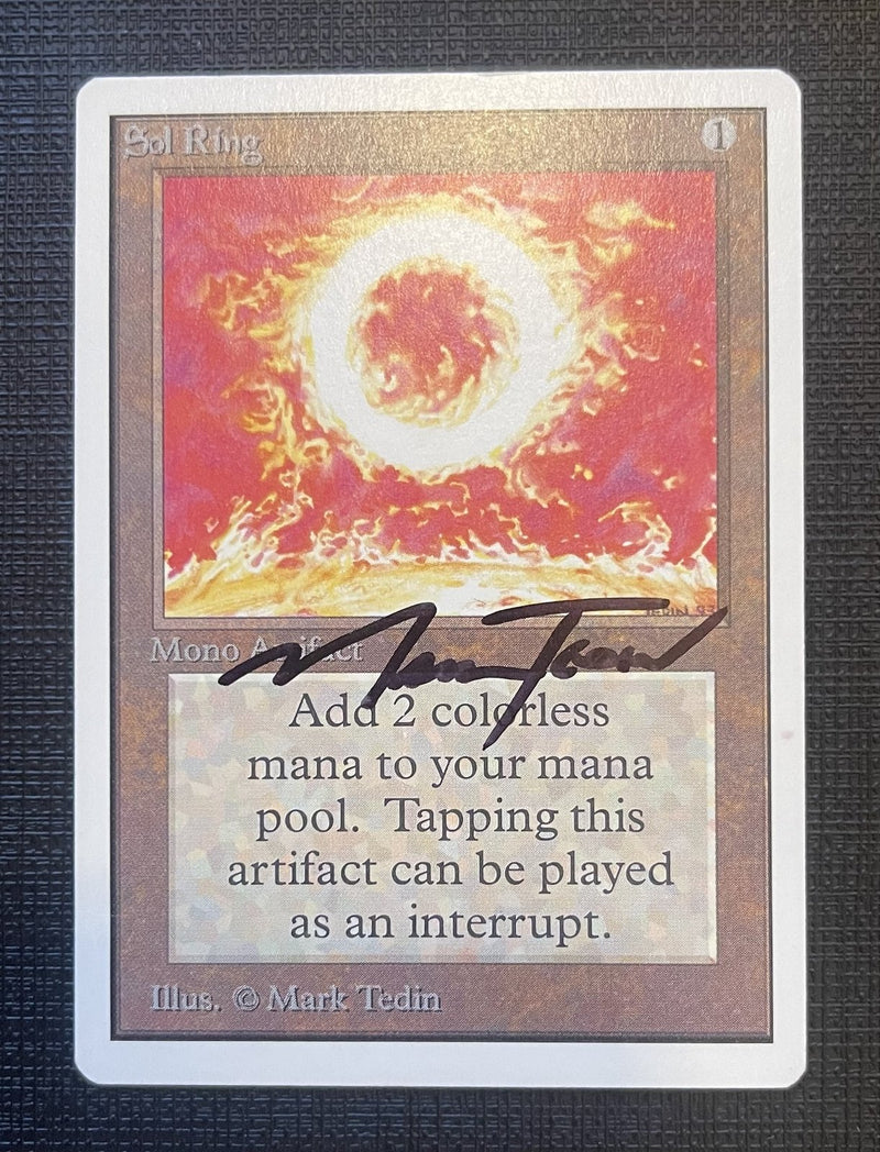 Sol Ring [Unlimited Edition] **Artist Signed**