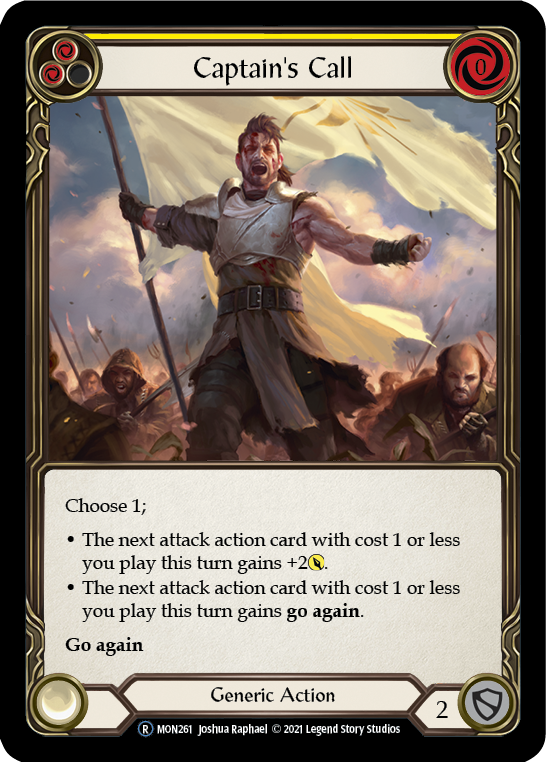 Captain's Call (Yellow) [U-MON261] Unlimited Edition Normal