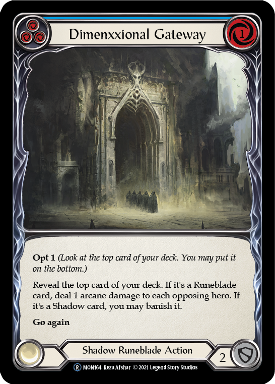 Dimenxxional Gateway (Blue) [U-MON164] Unlimited Edition Normal