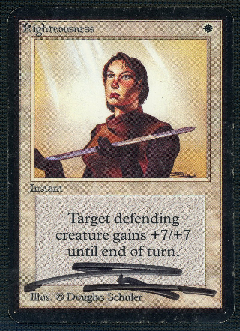 Righteousness [Limited Edition Alpha] **Artist Signed**