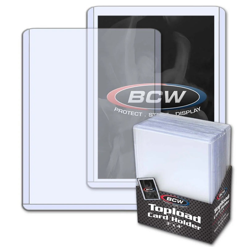 BCW 3x4 Topload Card Holder - Standard - 20pt - 25ct count package
