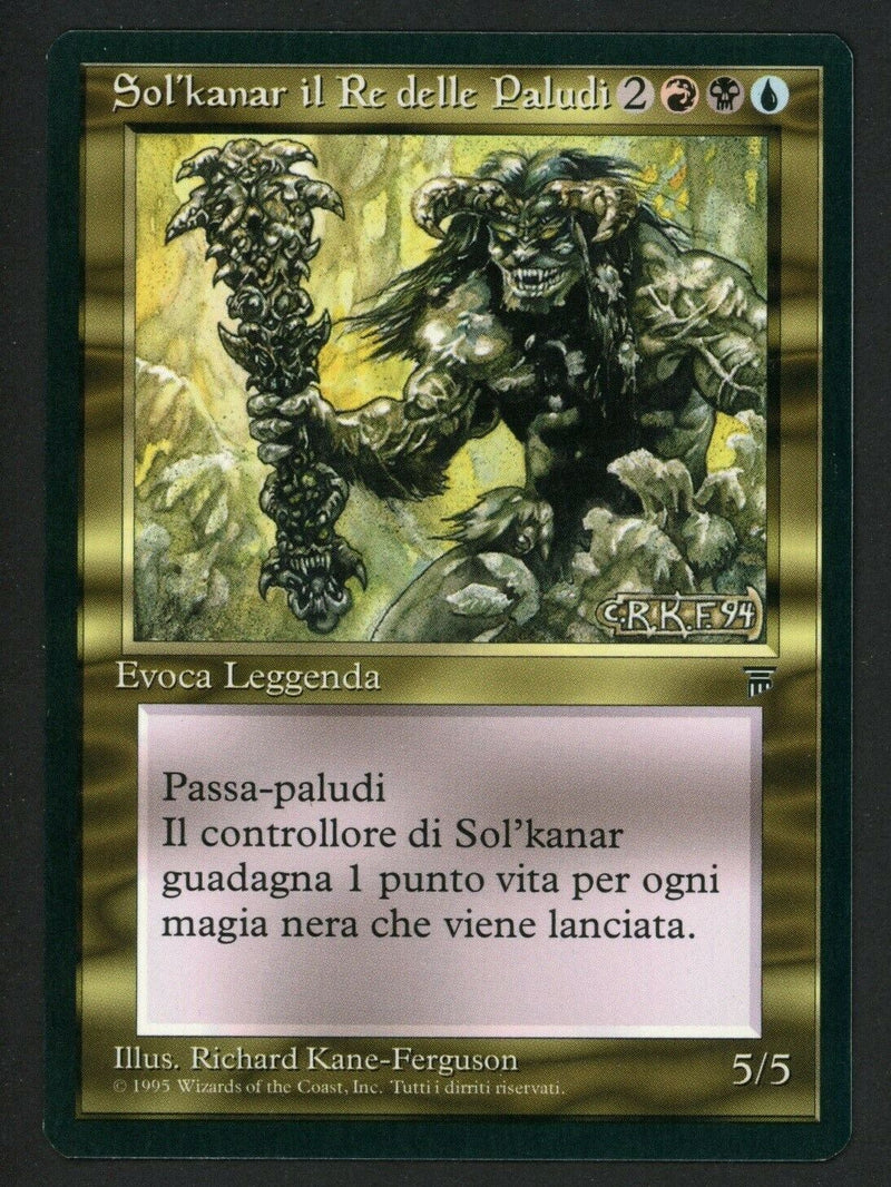 Italian Sol'kanar the Swamp King [Legends]
