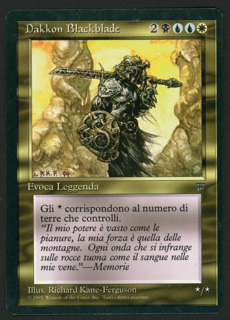 Italian Dakkon Blackblade [Legends]