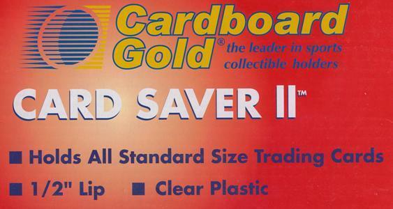 Cardboard Gold Card Saver 2 Semi-rigid Card Holders - 50ct