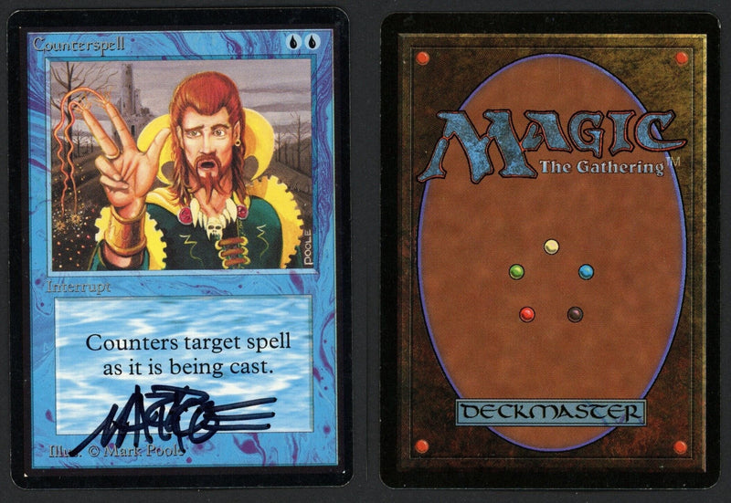 Counterspell [Limited Edition Beta] **Artist Signed**