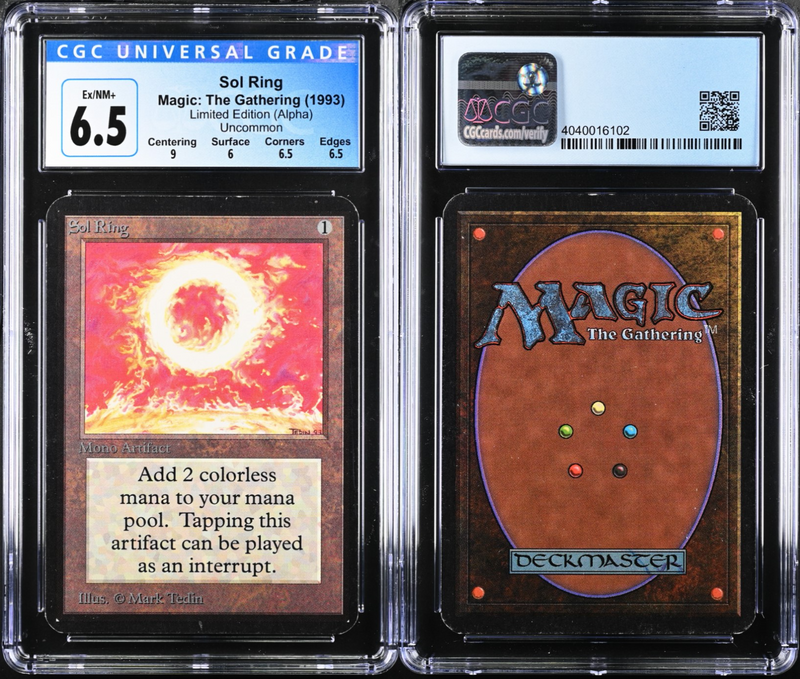 Sol Ring [Limited Edition Alpha] - Graded