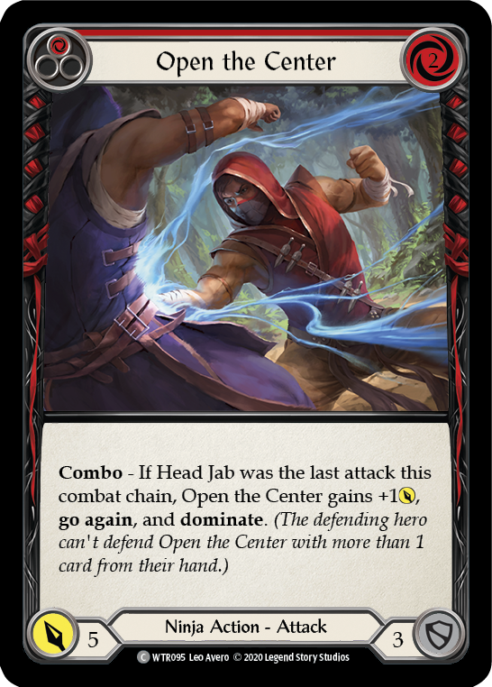 Open the Center (Red) [WTR095] Unlimited Edition Rainbow Foil