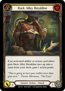 Back Alley Breakline (Yellow) [ARC177-C] 1st Edition Rainbow Foil